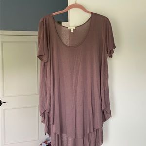 Silence the Noise Flowey Mauve Top